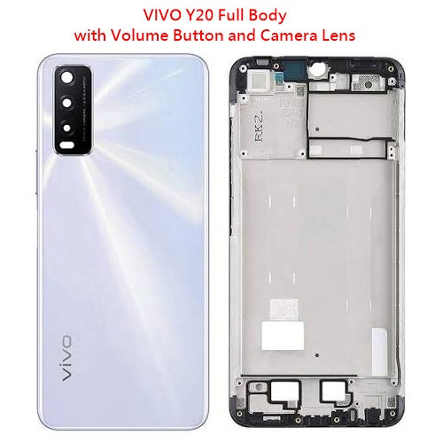 Vivo Y20 Full Body Housing with Volume Button & Camera Lens | Prime Parts